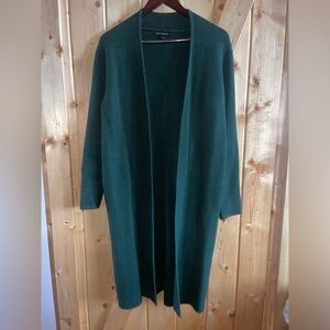 Banana Republic cardigan/sweater pants set, pants L, long cardigan oversized M